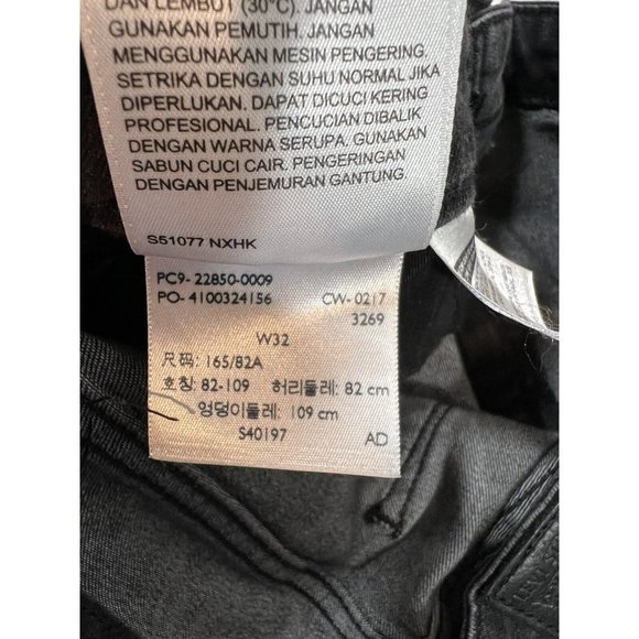 Levis 721 Fringe High Rise Skinny Ankle Black Jeans Western Cowgirl Inspired 32 - Picture 6 of 8